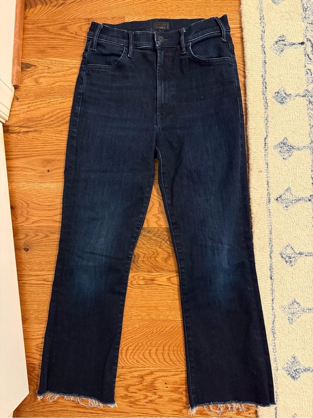 MOTHER Denim Jeans The Hustler Ankle Fray size 26